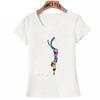Summer Divin Watercolor Art Painting T Shirt Cute Women T Shirt Elegant Design