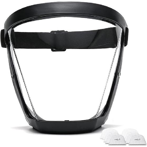 Противотуманный защитный щиток для лица унисекс HD прозрачная маска заменяет прозрачную наружную полнолицевую защитную маску для рта