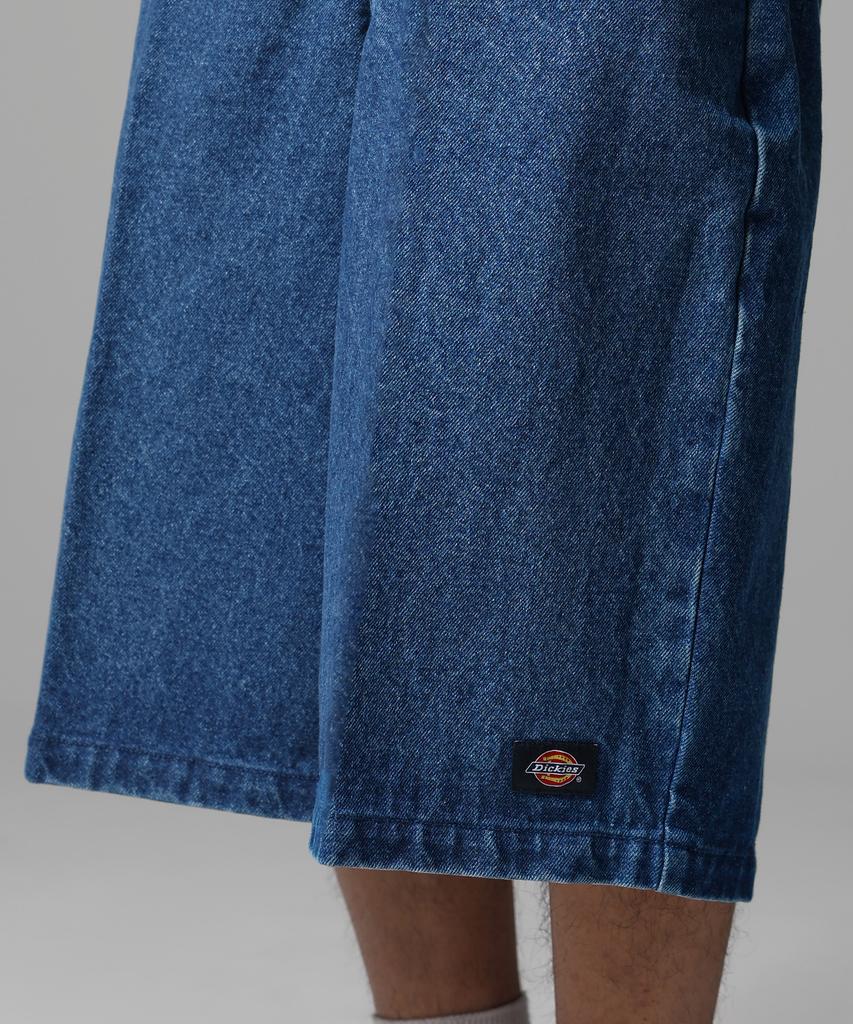 Dickies 42283 Свободные джинсовые рабочие шорты Средне-синие