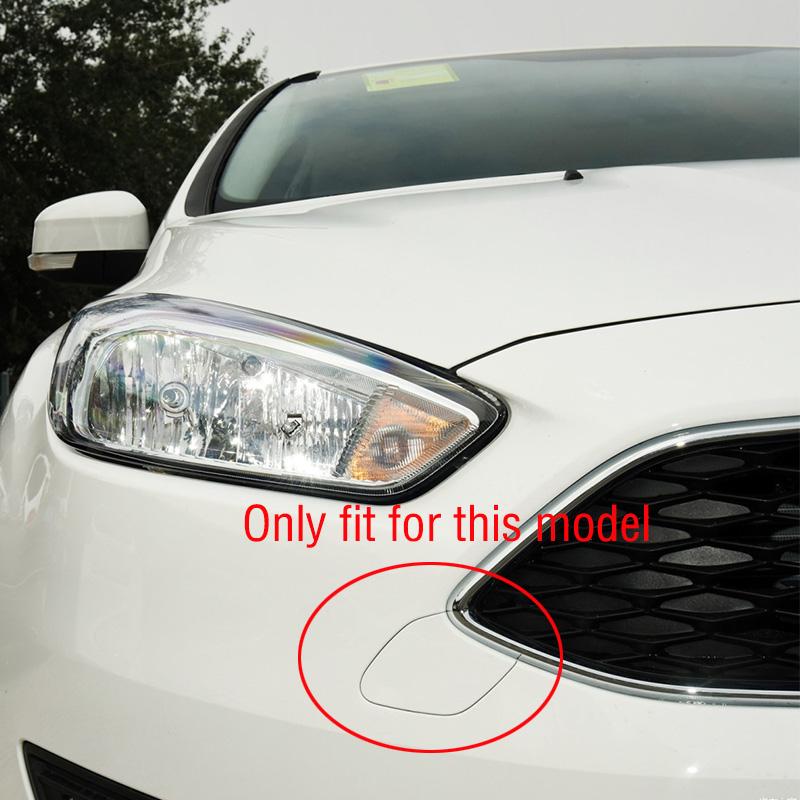 For Ford Focus 3 MK3 2015 2016 2017 2018 Car Front Bumper Tow Hook Cover Cap Trailer Hauling Eye Cover