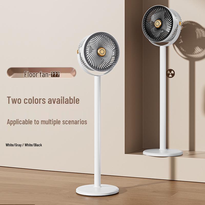 Rechargeable Vertical Floor and Desktop Circulation Fan for Home and Office