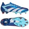 Adidas Predator Accuracy.1 Soft Comfortable Non-Slip Lightweight Soccer Shoes Unisex Soccer Shoes Blue White IF2291