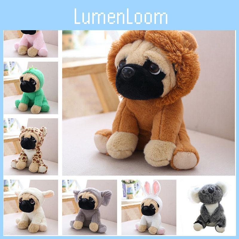 Очаровательные большие плюшевые игрушки 8" Мопс в 7 уникальных костюмах Мягкая игрушка для обнимания