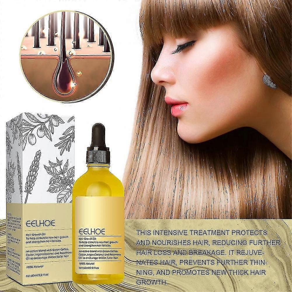 3x Hair Eseential Oil for Hair Growth, Hair Regrowth Serum Natural Hair Growth Treatment for Men Women
