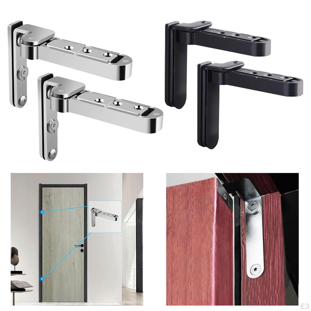 Hide Door Hinge Heavy Duty Outward Universal Easy to Install Zinc Alloy Invisible Hinges for