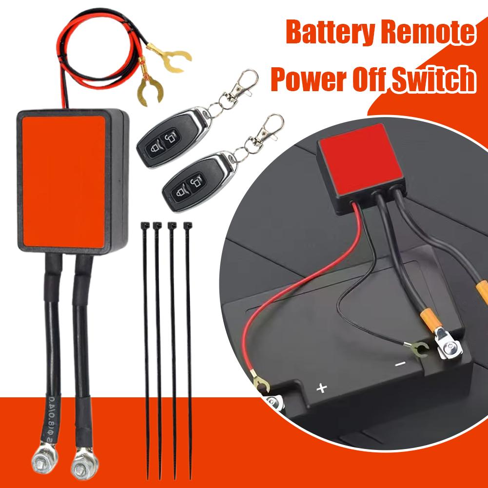 12V Выключатель отключения автомобильного аккумулятора с умным дистанционным управлением, Защита от утечки, для мотоцикла, автомобиля O3H3