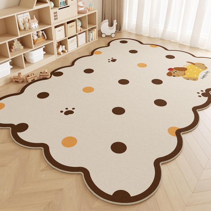 Irregular Shapes Rugs for Bedroom Large Area Living Room Decoration Plush Carpet Home Thick Anti-slip Mat Fluffy Soft Lounge Rug