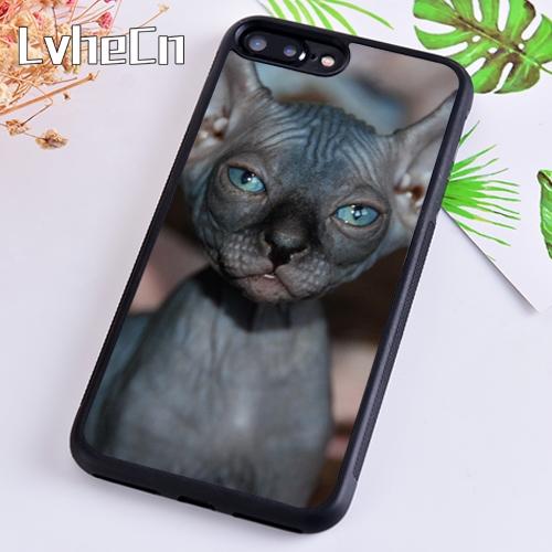 СМЕШНОЙ ГОЛЫЙ КОТ СФИНКС Чехол для телефона Для iPhone 17 Air 14 15 16 13 12 Max Чехол Для Apple 11 Pro Max 6S Plus SE2020