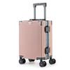 16-inch Pink AirAsia Aluminum Frame Carry-On Suitcase for Men and Women - Approved for Spring Airlines