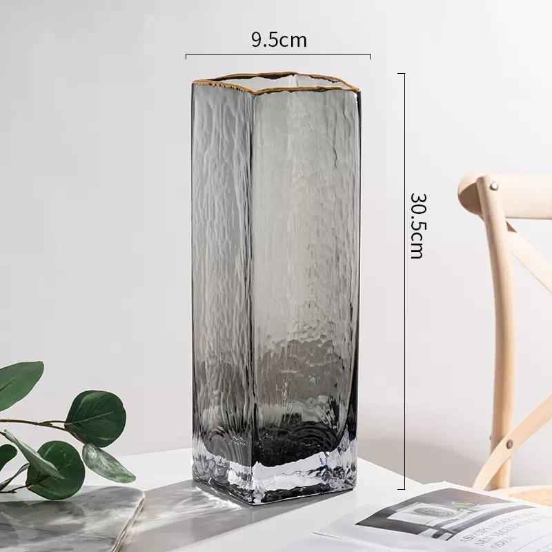 Ваза Стеклянная ваза Украшение дома Украшения Цветочная композиция Ваза для цветов