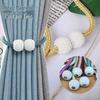 Pearl Magnetic Curtain Tieback - Elegant European & American Style, No-Punch Installation.