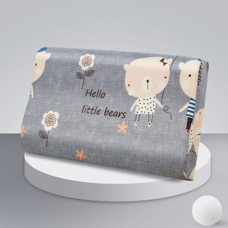 Постельное белье Мягкий хлопковый латексный чехол для подушки с эффектом памяти на молнии Простая напечатанная подушка для сна Защитный чехол 40 X 60/30X50 см