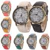 Men Women Fashion Graffiti Retro Cowboy Fabric Analog Quartz Casual Wrist Watch