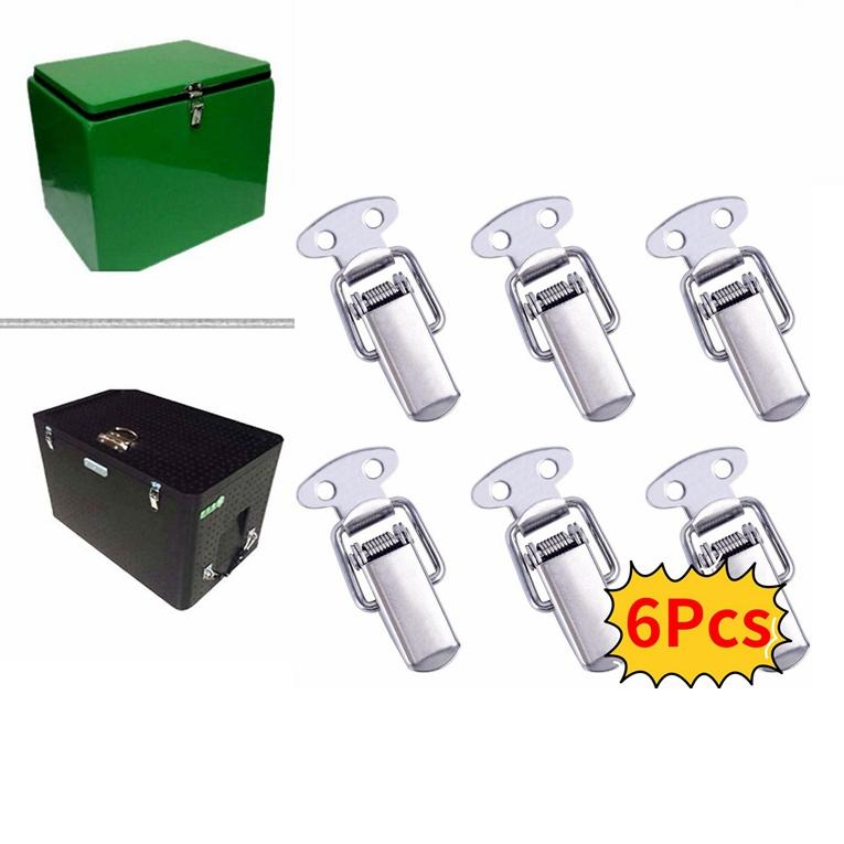 6 шт. аппаратная защелка для багажа, замок для коробки, тумблер, рычаг, пряжка, замок, мини-замок для коробки, пружинный замок