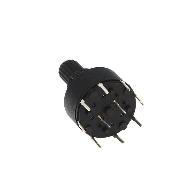 Miniature Rotary Selection Band Switch - Multi-Position: 3, 4, 5, 6, 8 - 16mm Flower Shaft, 15mm Shaft