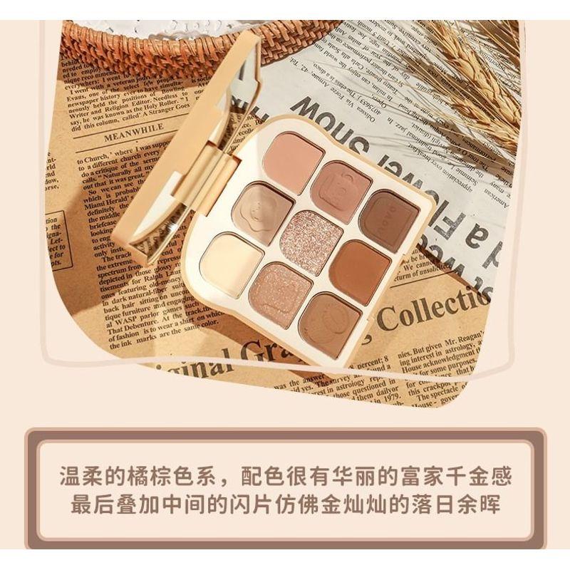 NOVO - 9 Colours Soft Toast Eyeshadow Palette - 3 Shades