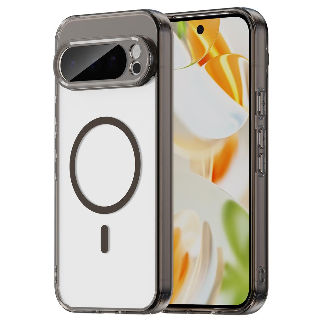 For Google Pixel 9 Pro XL Phone Case, Magnetic Shockproof Transparent Cover for Google Pixel 9 Pro XL