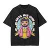 Anita Max woman Men Cotton Washed Hot stamping Print TShirt Harajuku Cotton Tshirt Mens Summer Short Sleeve Tees