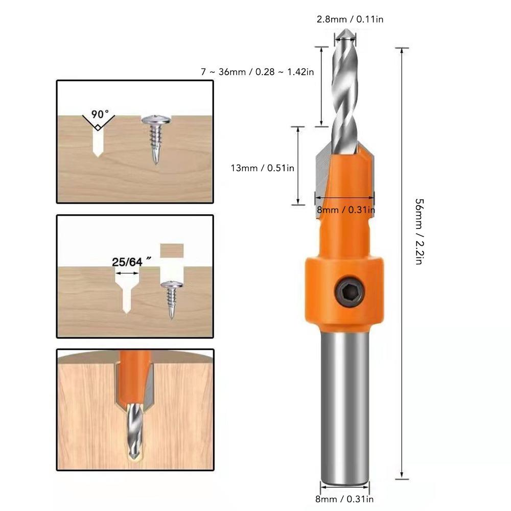 8mm Hole Punch Edge Banding Tool Kit Zinc alloy Banding Tool Set For Woodworking