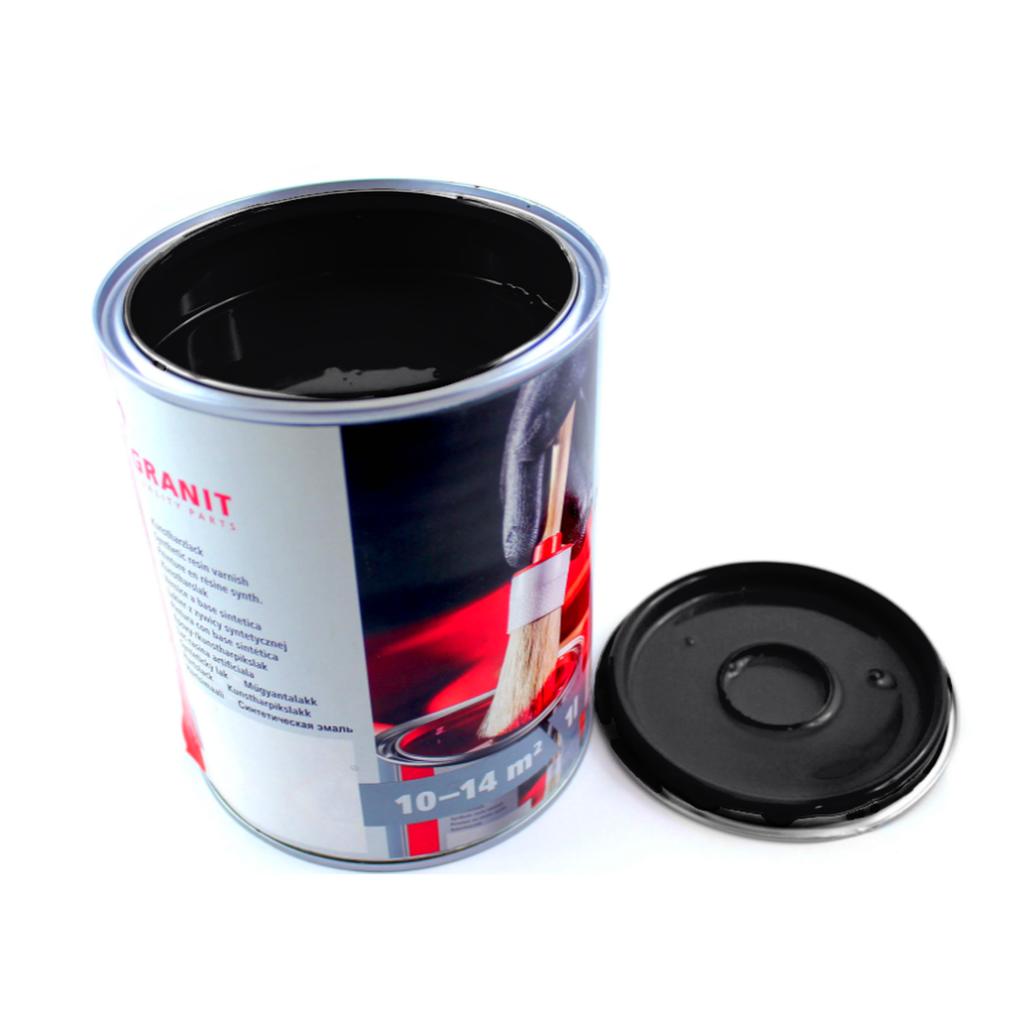 Paint Varnish black semi-gloss RAL 9005 NOPOLUX WILCKENS GRANIT 1 Can