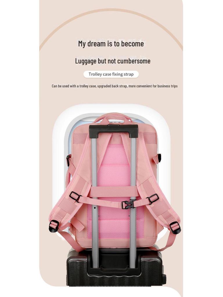 Расширяемый рюкзак большой вместимости с разделением для сухого/мокрого хранения для коротких деловых поездок и поездок на работу на открытом воздухе