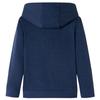 Sweatshirt à capuche pour enfants mélange bleu marine et orange 92/104/116/128/140
