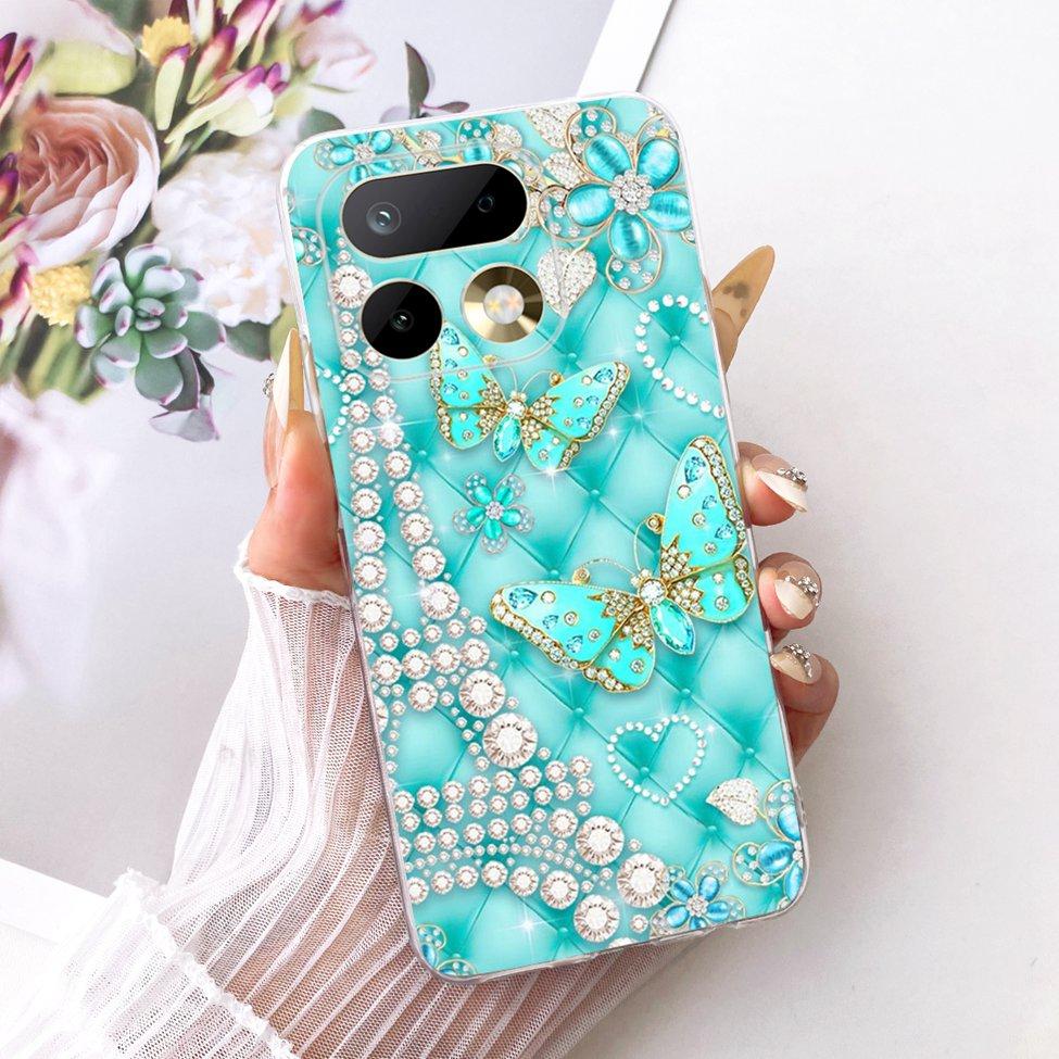 Transparent For Realme 16 Pro 5G Case Luxury Cute Cat Fashion Butterfly Cool Painted Casing For Realme RMX5121 RMX5120