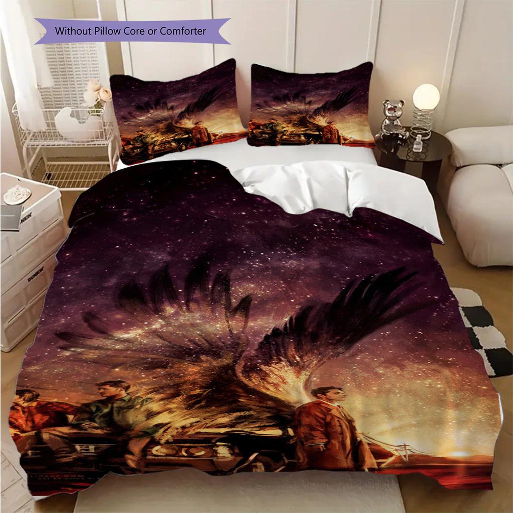 Supernatural Final Season Premieres Bedding 1 Duvet Cover 2 Pillowcase Without Core Christmas Birthday Gift Duvet Cover And Pillowcase