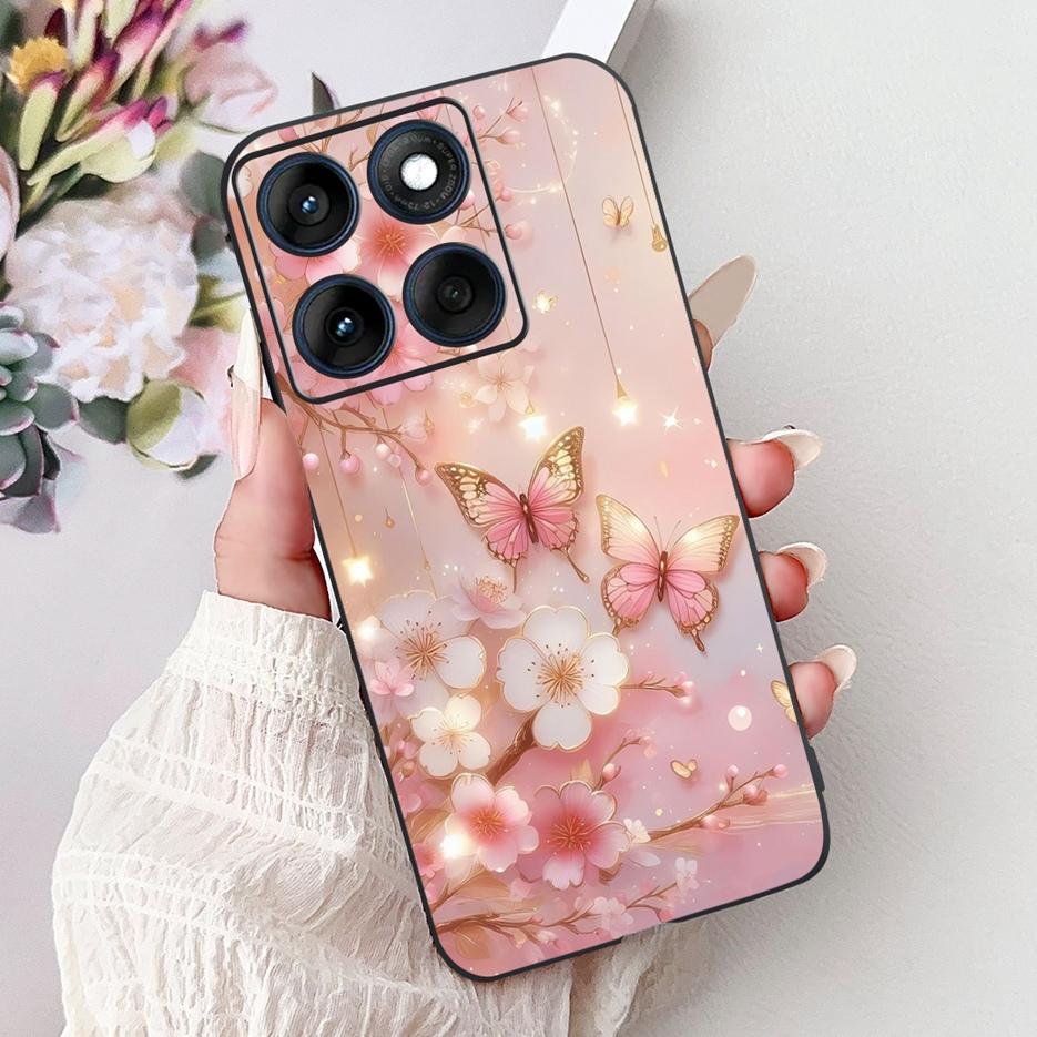 For Motorola Edge 60 Pro Case Luxury Butterfly Painted Cover Soft TPU Phone Case For Motorola Edge 60 Fusion Egde60 Pro 60S Bags