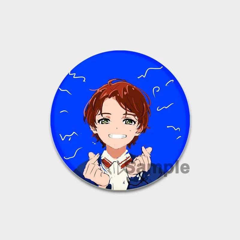 32/44/58MM Wonder Egg Priority Brooches, Cartoon Ohto Ai Cosplay Badge, Anime Brooch, Enamel Pin, Jewelry Accessories, Backpack Decoration