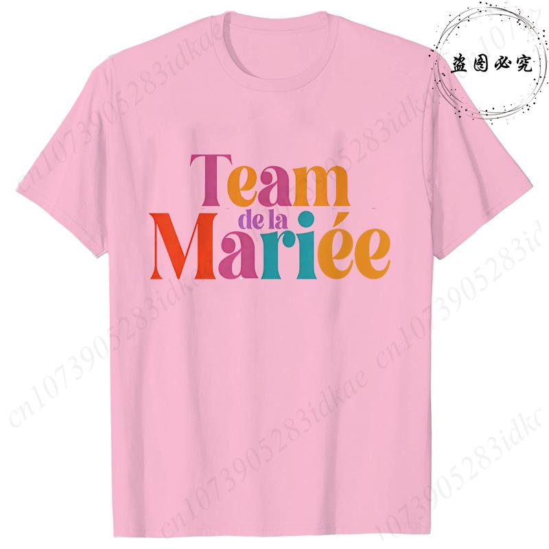 French Girls Single Farewell Tops: Future Bride Team Bride Tees, Printed T-shirts for EVJF & Bridal Shower