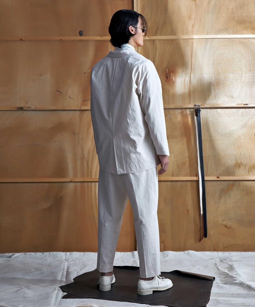 EASE Wrinkled Pants_Ivory