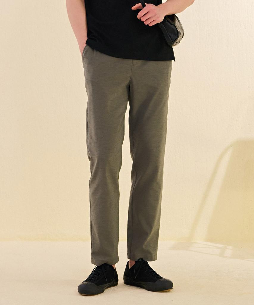 CHASECULT Men'S Linen-Like Full Elastic Waist Pants-Dbrk2222C0V
