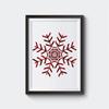 Christmas Decor, Christmas Printables, Unframed Canvas Print Poster Wall Art, Winter Decor, Winter Wall Art