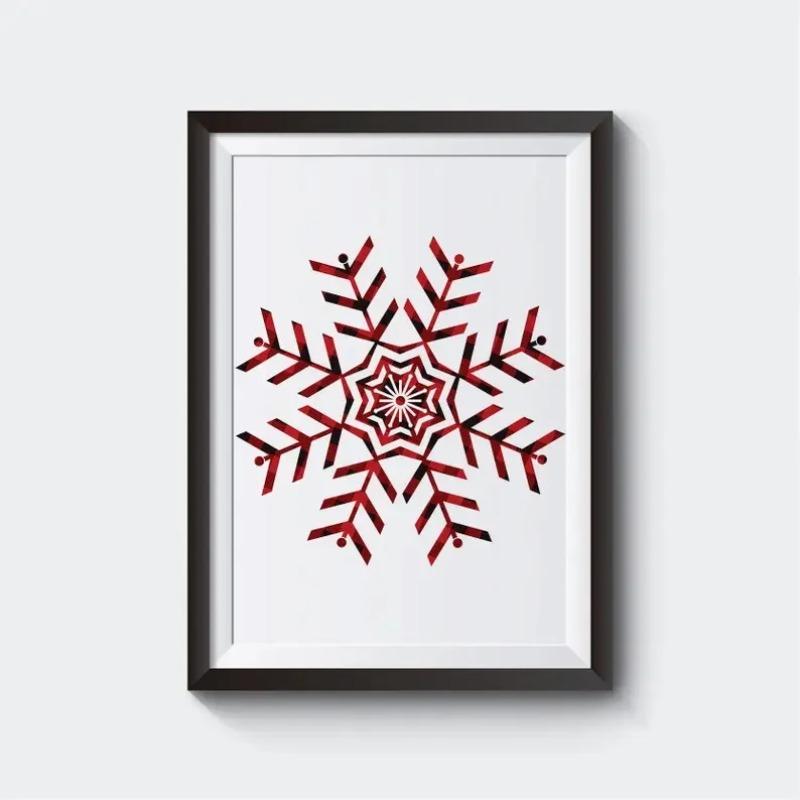 Christmas Decor, Christmas Printables, Unframed Canvas Print Poster Wall Art, Winter Decor, Winter Wall Art