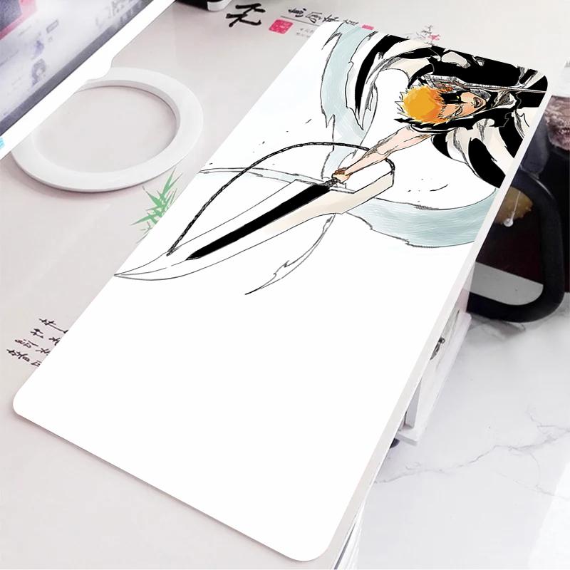 Anime Bleach Mouse Pad XXL Gaming Accessorie Large Mousepad Black and White Office Desk Mat Keyboard Extended Carpet Mouse Mats