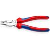 [KNIPEX] Needle Nose Combination Pliers Chrome Comfort Handle 185mm 0825-185