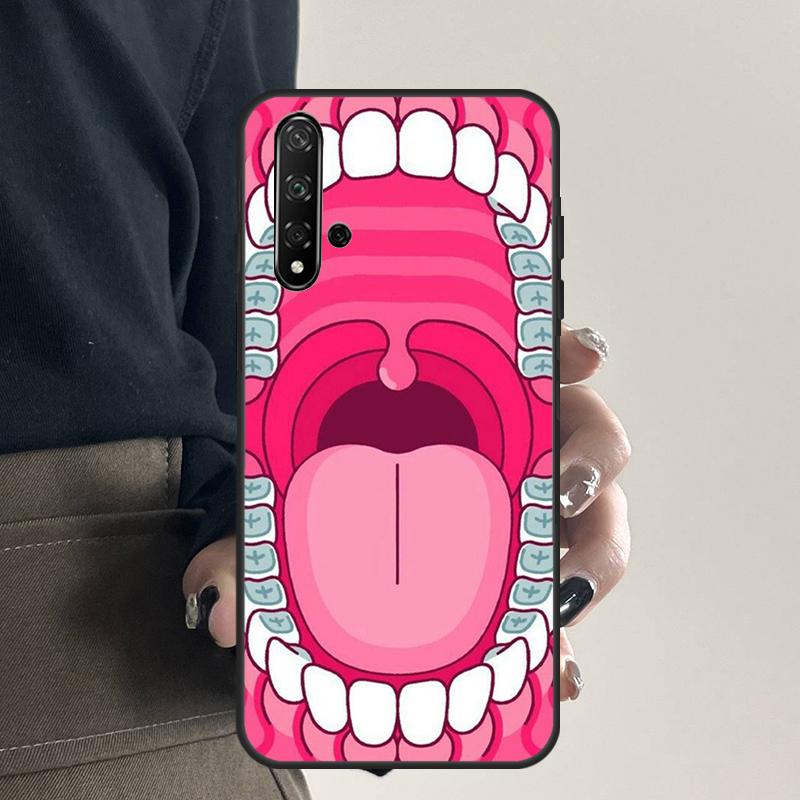 Мультяшный Стоматолог Зубы Для Huawei Nova 9 10 SE 5T 12s 12i 11i Y91 Y90 Y60 Y70 Y72 Y61 P20 P40 P30 Lite P60 Pro Чехол