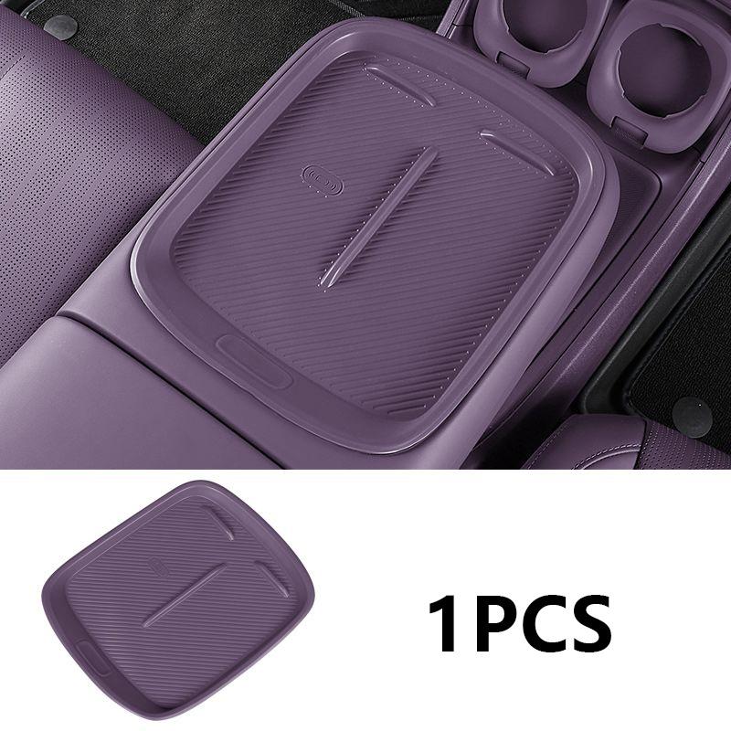 Silicone Car Storage Box For Leapmotor B10 2025+ Wireless Charging Protection Case Control Panel Container Interior Accessories