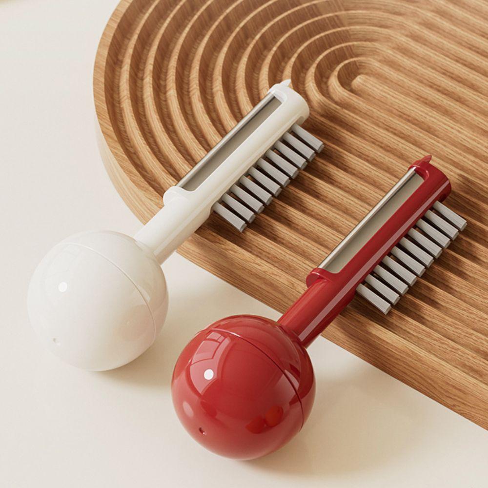 2 in 1 Tumbler Vegetable Peeler with Cleaning Brush Fruit Planer Easy To Store