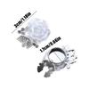Button Covers For Women Flower Shaped Rhinestone Cufflink Shirt Button Covers For Business Wedding Dress Shirt Women Men