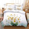 Beautiful Flowers Bedding Duvet Cover Fashion Bedding Set King Quilt Cover Bed Set Girls Boys Bedding Duvet Cover Set Bedding