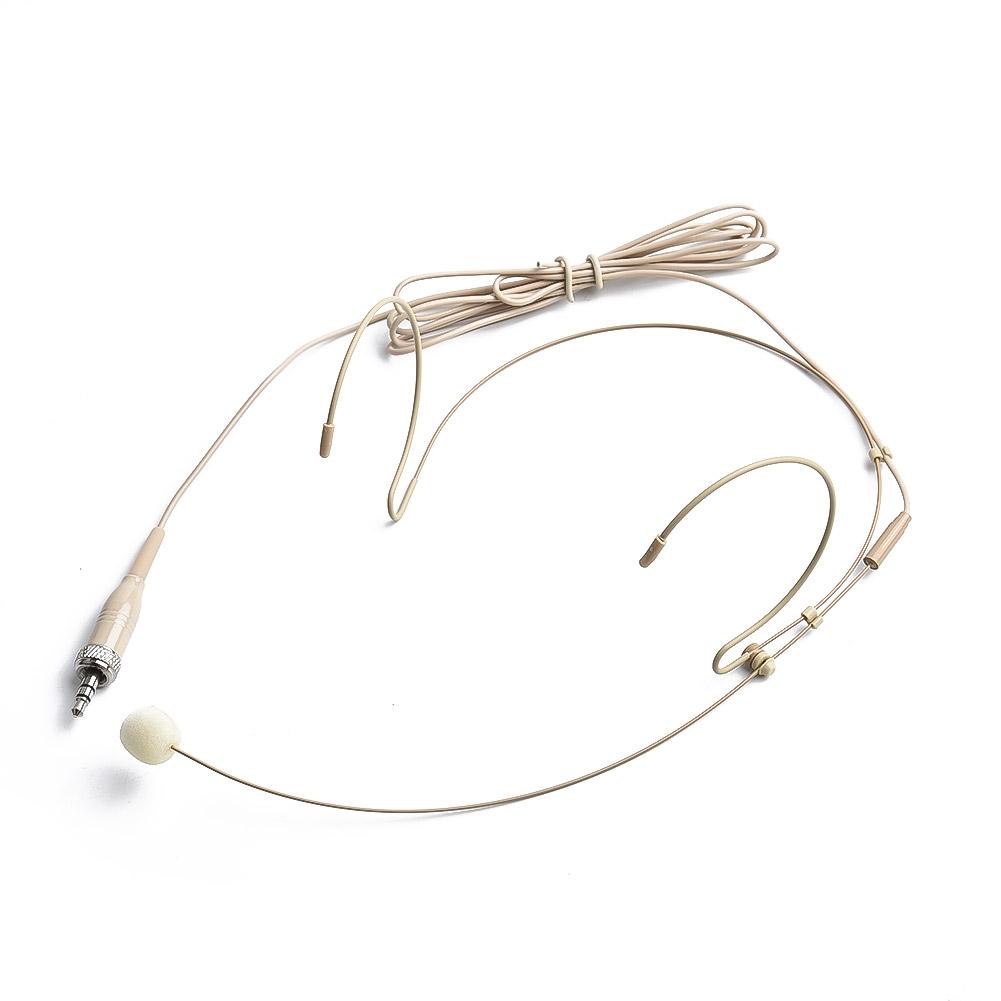 Headset Mic 1.2m Double Earhook For Shure Wireless