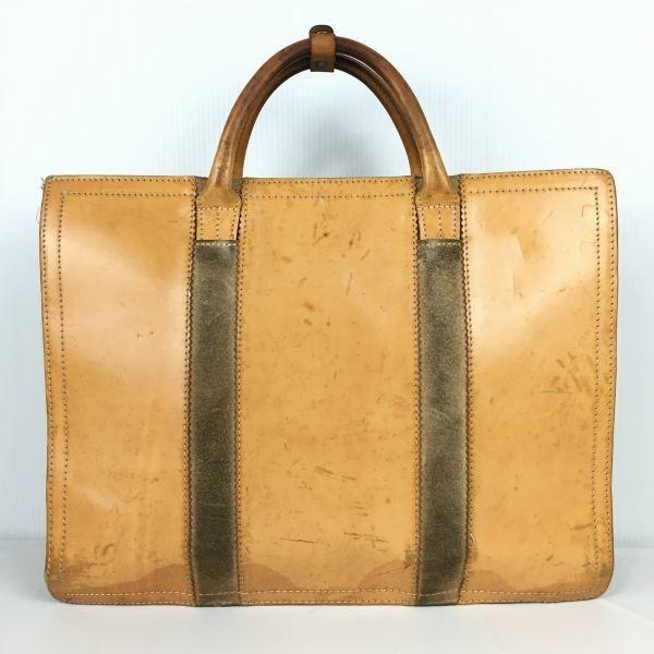 ЯЩИК Толстая кожа Портфель для документов Деловая сумка Коричневый(ИСПОЛЬЗОВАЛ)