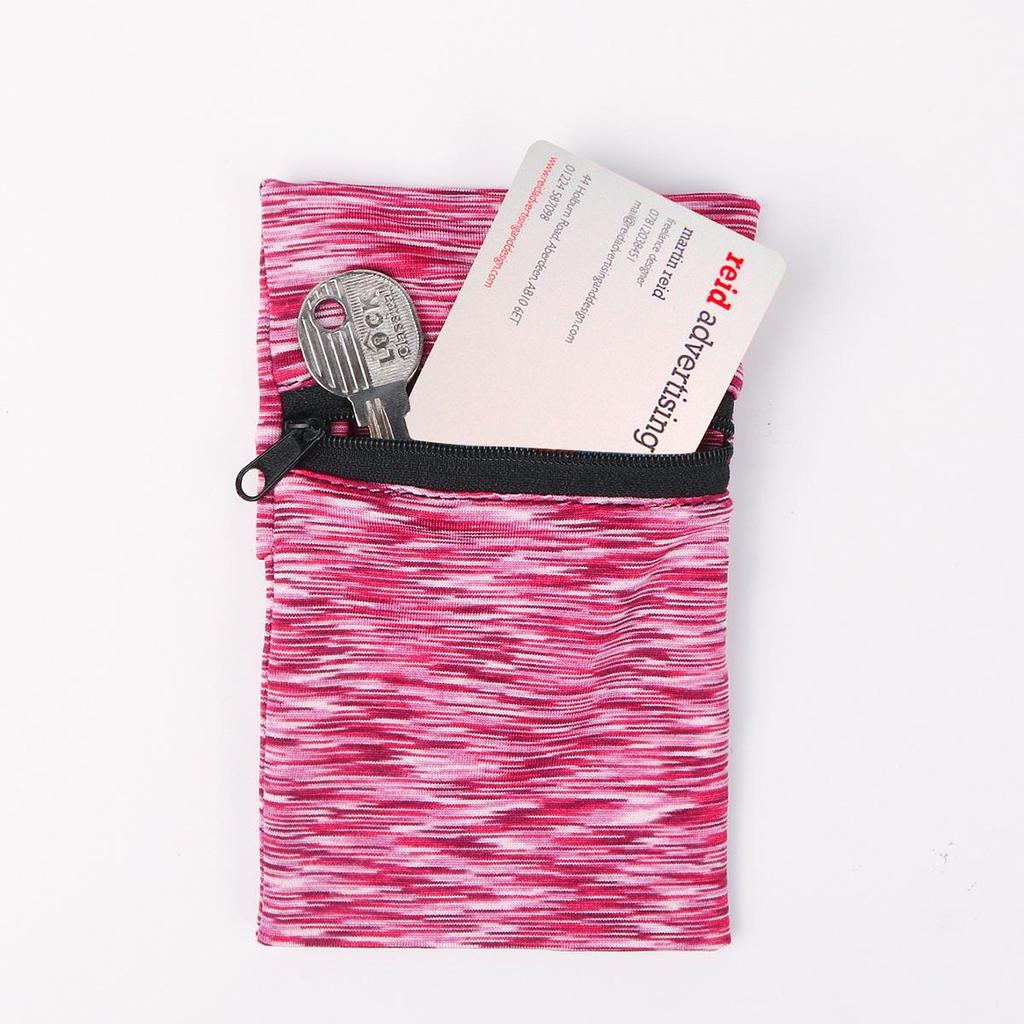 Унисекс эластичная спортивная сумка на запястье - компактная и стильная для занятий фитнесом и бегом на открытом воздухе