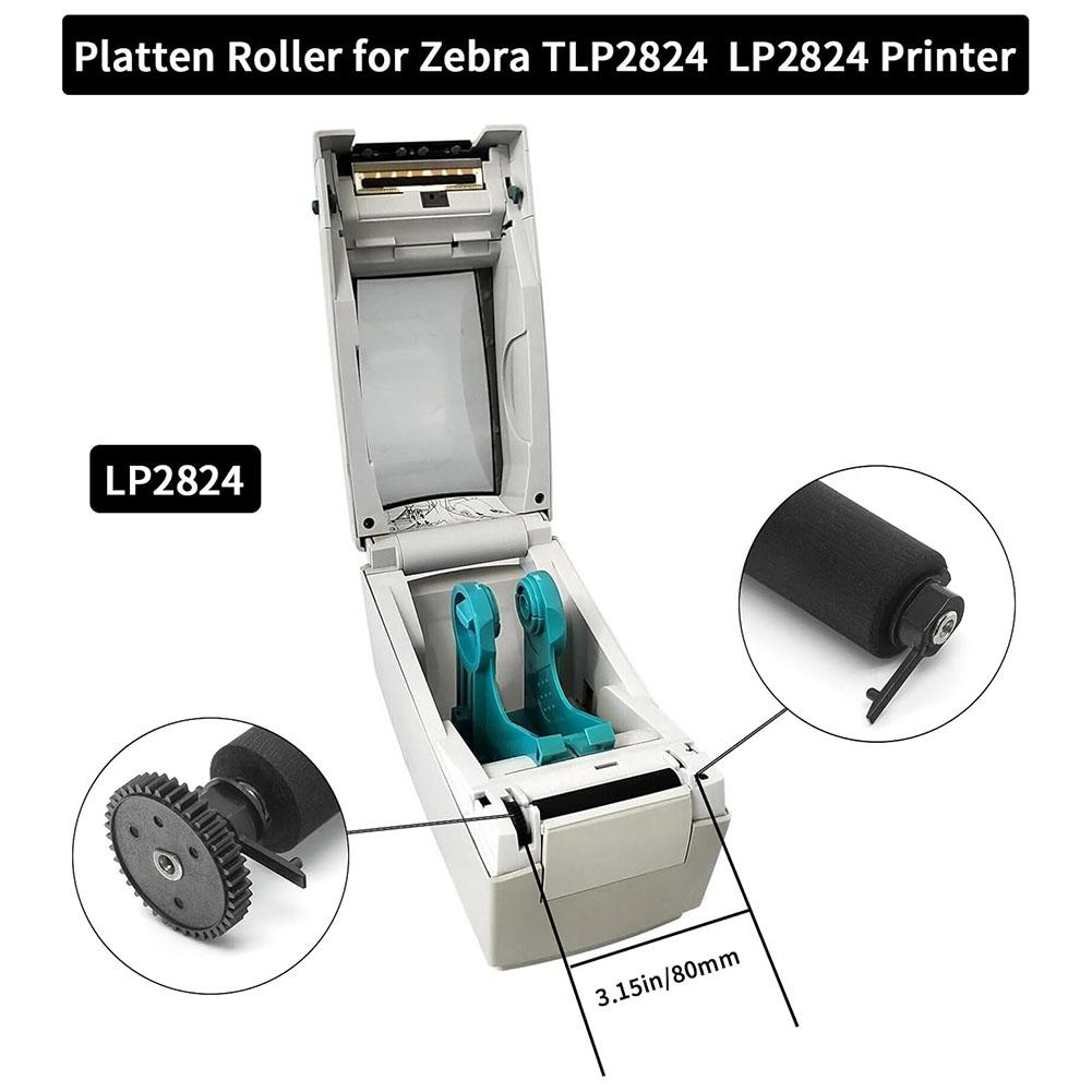 Комплект роликов для термопринтера 105910-150 Для принтеров Zebra TLP-2824 TLP2824 Plus. Резиновые аксессуары для принтеров