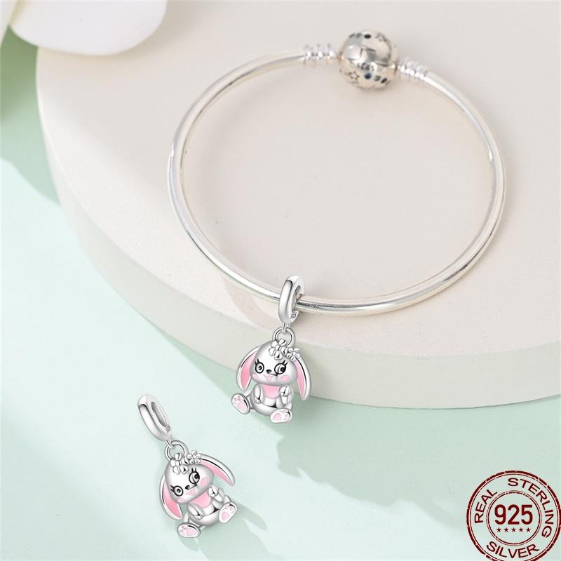Originalcoppercute Подвески для питомцев Животные Собака Единорог Бусины Подвеска Подходит для браслета 3 мм DIY Для женщин Тонкие ювелирные изделия Подарок