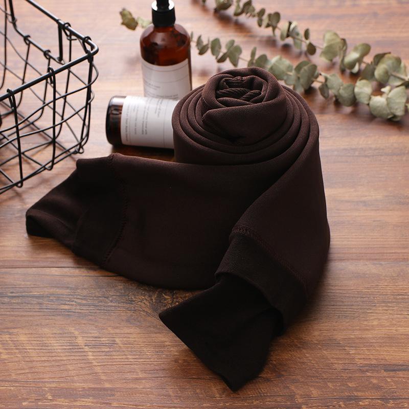 Женские осенне-зимние бархатные толстые однотонные теплые леггинсы с обнаженными ногами, артефактная верхняя одежда