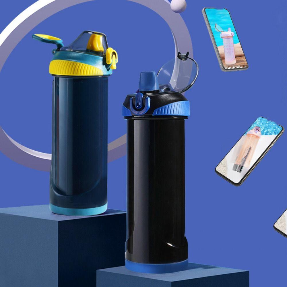 Drinkware 480ml Bottle with Secret Compartment Leakproof Opaque Sports Water Bottle Plastic Hiding Phone Bottle Outdoor