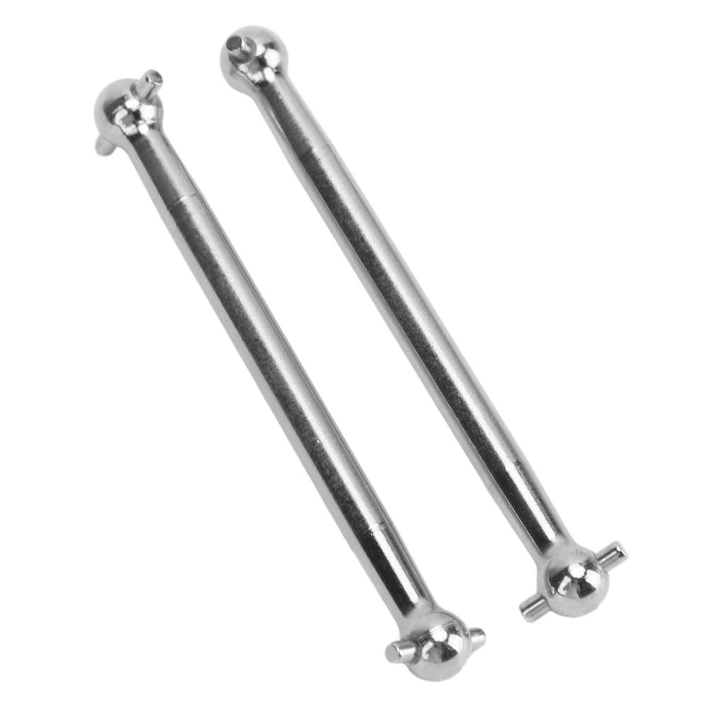 2pcs RC Drive Shaft Precise Control Low Noise Powerful Iron Drive Shaft Dogbone Parts for WLtoys 124008 124010 Remote